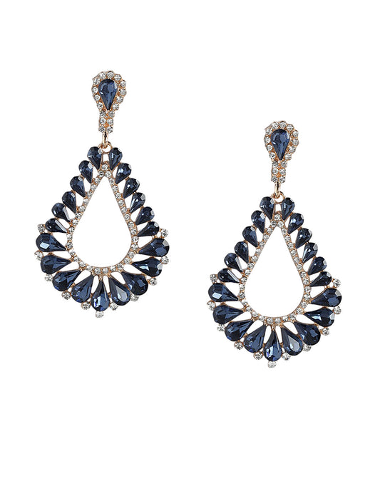 Gold-Polished Fancy Oval Drop Earring For Women - Wahe Jewels - Swadesiicart