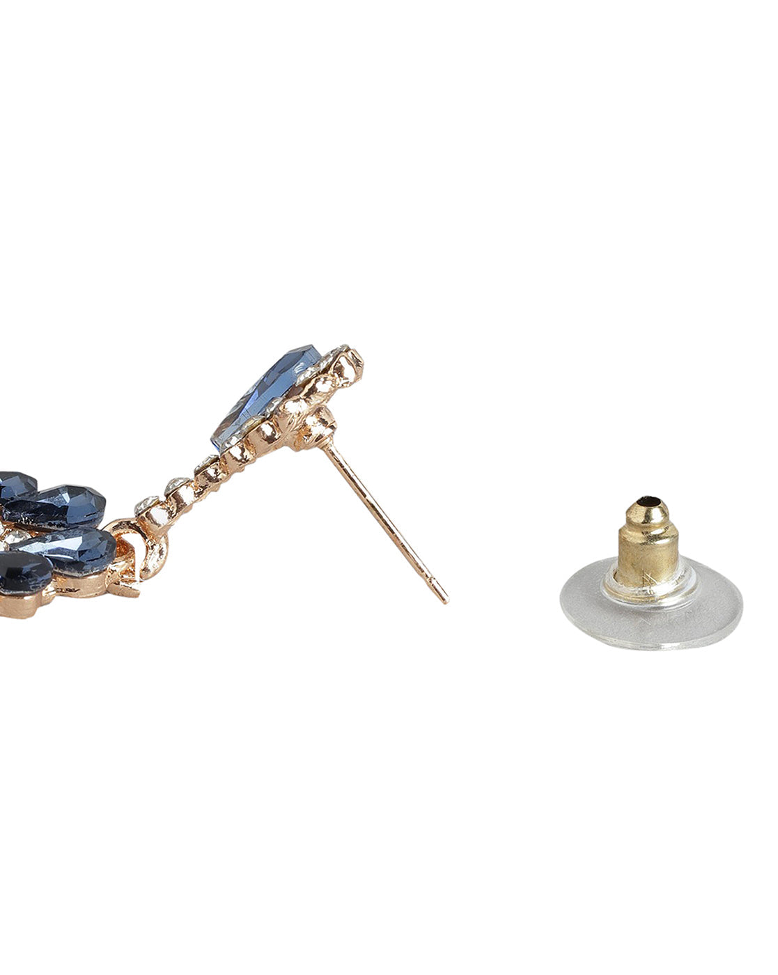 Gold-Polished Fancy Oval Drop Earring For Women - Wahe Jewels - Swadesiicart