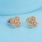 925 Sterling Silver Rose Gold-Polished Cz Infinity Drop Earring For Women - Wahe Jewels - Swadesiicart