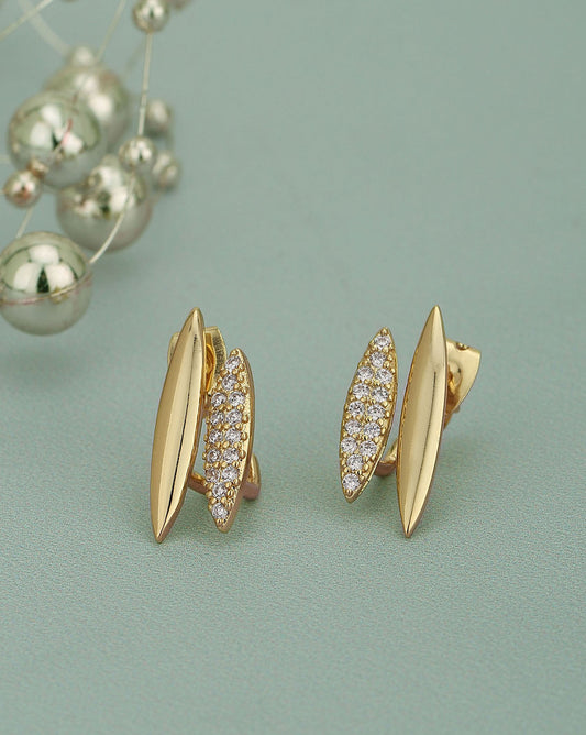 Fancy Cz Tassel Drop Earring With Rhodium Plated For Women - Wahe Jewels - Swadesiicart