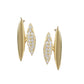 Fancy Cz Tassel Drop Earring With Rhodium Plated For Women - Wahe Jewels - Swadesiicart