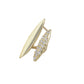 Fancy Cz Tassel Drop Earring With Rhodium Plated For Women - Wahe Jewels - Swadesiicart