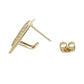 Fancy Cz Tassel Drop Earring With Rhodium Plated For Women - Wahe Jewels - Swadesiicart