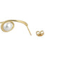 Gold-Polished With Cz Contemporary Stud Earring - Wahe Jewels - Swadesiicart