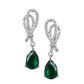 Gold-Polished & Pearl Cz Teardrop Fancy Stud Earring For Women - Wahe Jewels - Swadesiicart