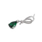 Gold-Polished & Pearl Cz Teardrop Fancy Stud Earring For Women - Wahe Jewels - Swadesiicart