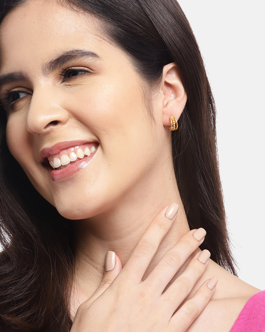 Rhodium Plated Contemporary Tasselled Drop Earring For Women - Wahe Jewels - Swadesiicart