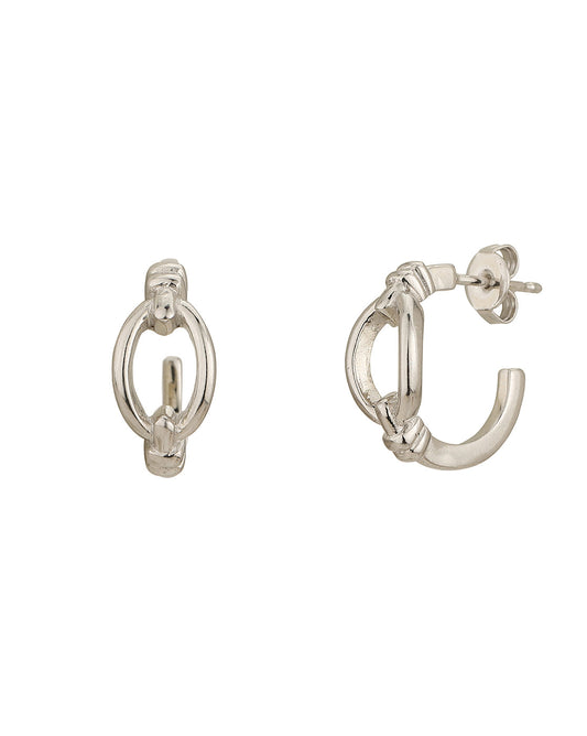 Rose Gold-Polished Circular Drop Earrings - Wahe Jewels - Swadesiicart