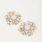 Gold-Polished With Crystal Bold Earring For Women - Wahe Jewels - Swadesiicart