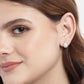 Set Of 3 Gold-Polished Fashion Ate Hoop Earring - Wahe Jewels - Swadesiicart