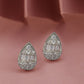 Gold-Polished Blue Stone Oval Drop Earring For Women - Wahe Jewels - Swadesiicart
