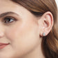 Gold-Polished Blue Stone Oval Drop Earring For Women - Wahe Jewels - Swadesiicart