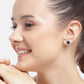 Green & Gold - Toned Circular Drop Earrings - Wahe Jewels - Swadesiicart