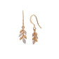 Rhodium Plated Green Cz Stud Earring For Women - Wahe Jewels - Swadesiicart