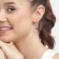 Gold-Polished Dangling Pearl Drop Earring For Women - Wahe Jewels - Swadesiicart