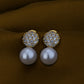 Gold-Polished With Cz Drop Earring For Women - Wahe Jewels - Swadesiicart