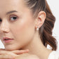 Gold-Polished With Cz Drop Earring For Women - Wahe Jewels - Swadesiicart