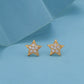 Rhodium Plated Minimal Threader Earrings With Hearts - Wahe Jewels - Swadesiicart