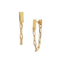 Rhodium Plated With Cz Leaf Fancy Drop Earring For Women - Wahe Jewels - Swadesiicart