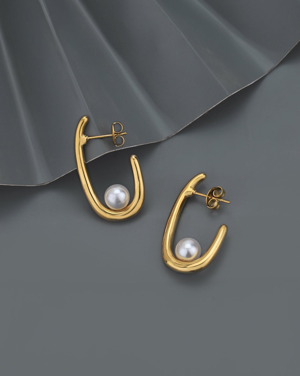 925 Sterling Silver Rhodium Plated Cz Triangular Drop Earring For Women - Wahe Jewels - Swadesiicart