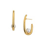 925 Sterling Silver Rhodium Plated Cz Triangular Drop Earring For Women - Wahe Jewels - Swadesiicart
