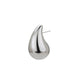 Rhodium Plated Cz Leaf Drop Earring For Women - Wahe Jewels - Swadesiicart