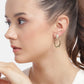 Silver - Toned Contemporary Ear Cuff Earrings - Wahe Jewels - Swadesiicart