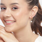 Premium Silver Plated With Pearl Stud Earring For Women - Wahe Jewels - Swadesiicart