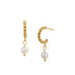 Premium Silver Plated With Pearl Stud Earring For Women - Wahe Jewels - Swadesiicart