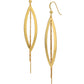 Gold-Polished Contemporary Hoop Earring For Women - Wahe Jewels - Swadesiicart
