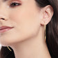 Gold-Polished With Cz Star Stud Earring For Women - Wahe Jewels - Swadesiicart
