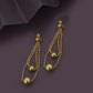 Gold-Polished With Cz Fancy Drop Earring For Women - Wahe Jewels - Swadesiicart