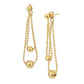 Gold-Polished With Cz Fancy Drop Earring For Women - Wahe Jewels - Swadesiicart