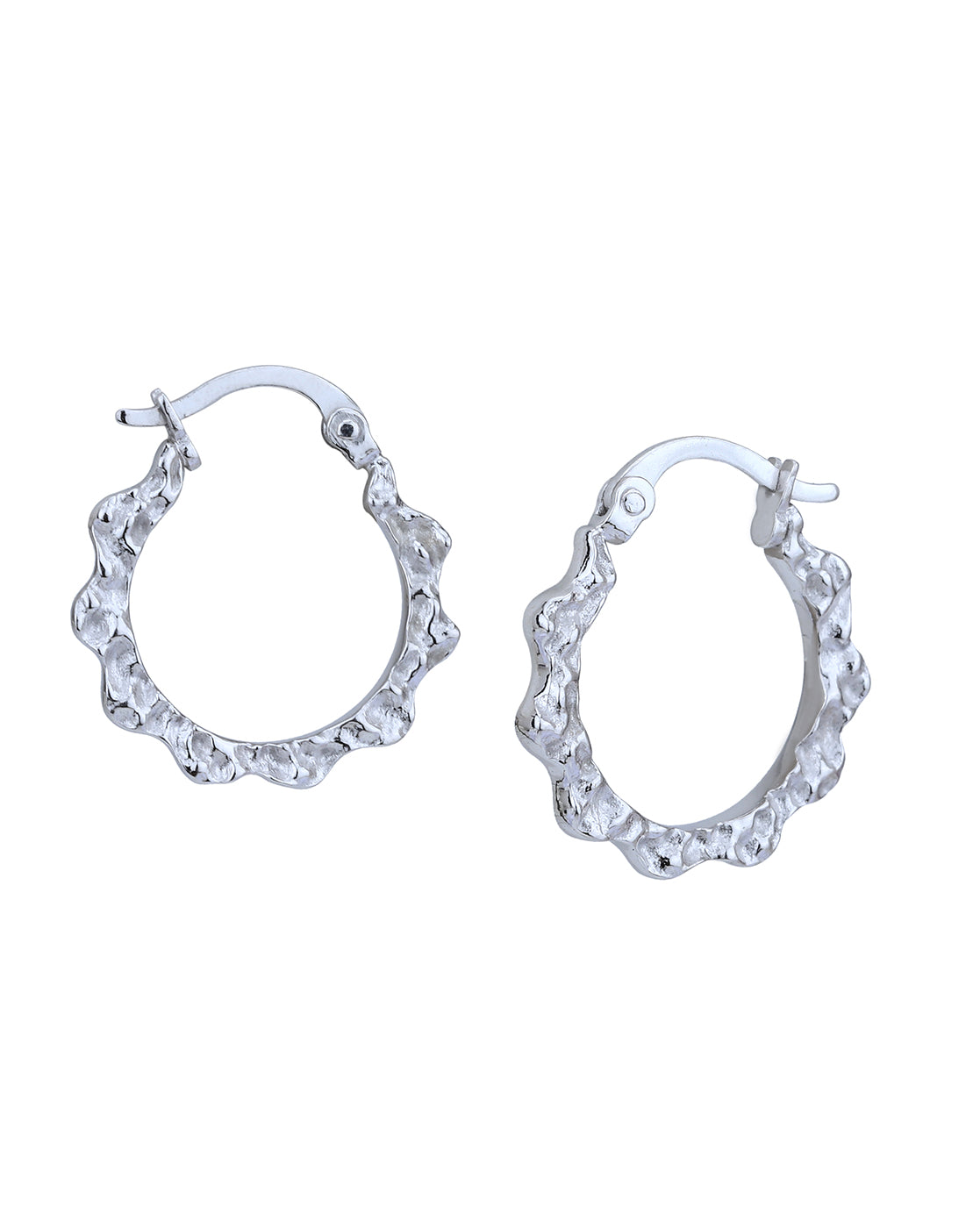 Rose Gold-Polished Floral Bold Stud Earring - Wahe Jewels - Swadesiicart