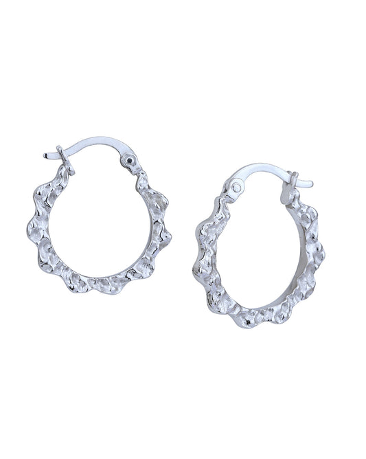 Rose Gold-Polished Floral Bold Stud Earring - Wahe Jewels - Swadesiicart