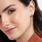 Rose Gold-Polished Cz Contemporary Ear Cuff Earring For Women - Wahe Jewels - Swadesiicart