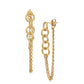 Rose Gold-Polished Cz Contemporary Ear Cuff Earring For Women - Wahe Jewels - Swadesiicart