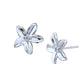 Rhodium Plated Cz Contemporary Stud Earring For Women - Wahe Jewels - Swadesiicart