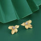 925 Sterling Silver Rose Gold-Polished Half Hoof Earring - Wahe Jewels - Swadesiicart
