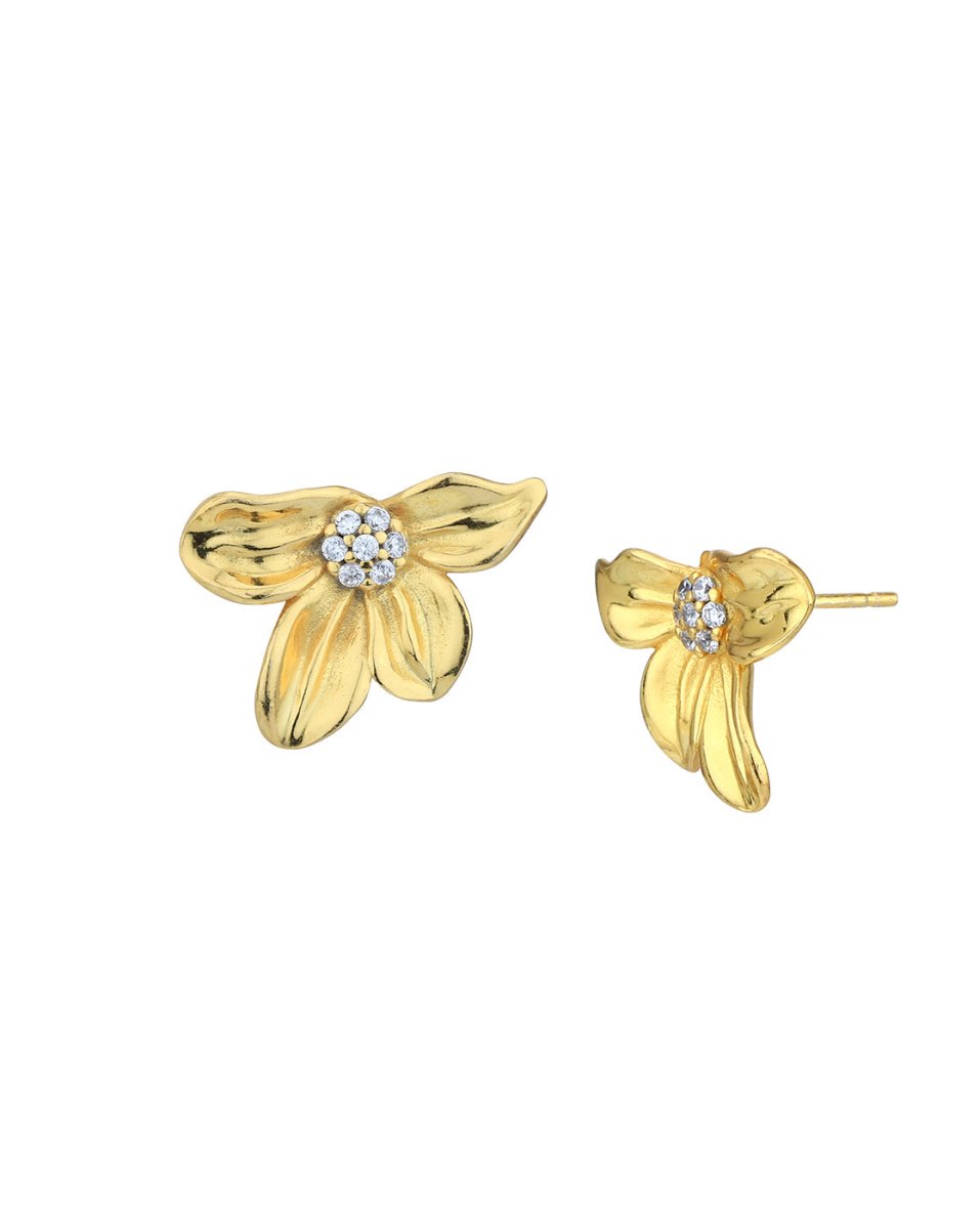925 Sterling Silver Rose Gold-Polished Half Hoof Earring - Wahe Jewels - Swadesiicart