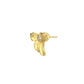 925 Sterling Silver Rose Gold-Polished Half Hoof Earring - Wahe Jewels - Swadesiicart