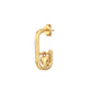 Rhodium Plated & Cz Dangling Pearl Drop Earring For Women - Wahe Jewels - Swadesiicart