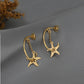 Rose Gold-Polished Square Hoop Earring - Wahe Jewels - Swadesiicart