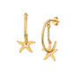 Rose Gold-Polished Square Hoop Earring - Wahe Jewels - Swadesiicart