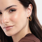 Rhodium Plated Cz Drop Earring With Dangling Infinity For Women - Wahe Jewels - Swadesiicart