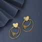 Premium Cz With Rhodium Plated Square Drop Earring - Wahe Jewels - Swadesiicart