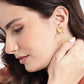Premium Cz With Rhodium Plated Square Drop Earring - Wahe Jewels - Swadesiicart