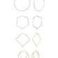 Gold-Polished Hoop Earring With Dangling Cz Stone For Women - Wahe Jewels - Swadesiicart