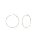 Gold-Polished Hoop Earring With Dangling Cz Stone For Women - Wahe Jewels - Swadesiicart