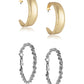 Gold-Polished With Cz Stylish Drop Earring For Women - Wahe Jewels - Swadesiicart